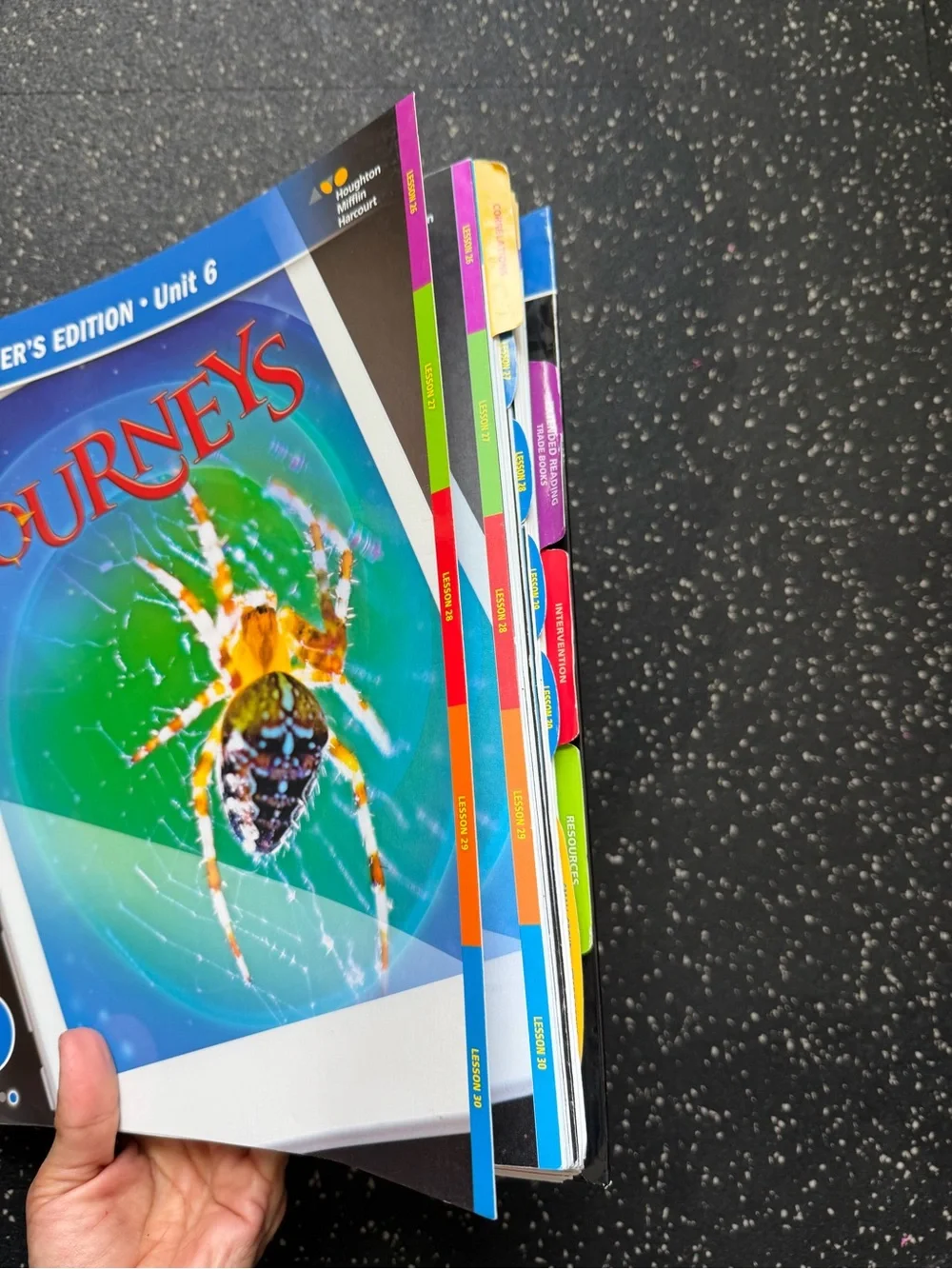 Journeys Teacher's Edition Unit 6 Spiral Notebook - 4 Grade